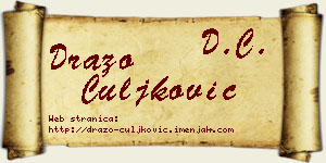 Dražo Čuljković vizit kartica